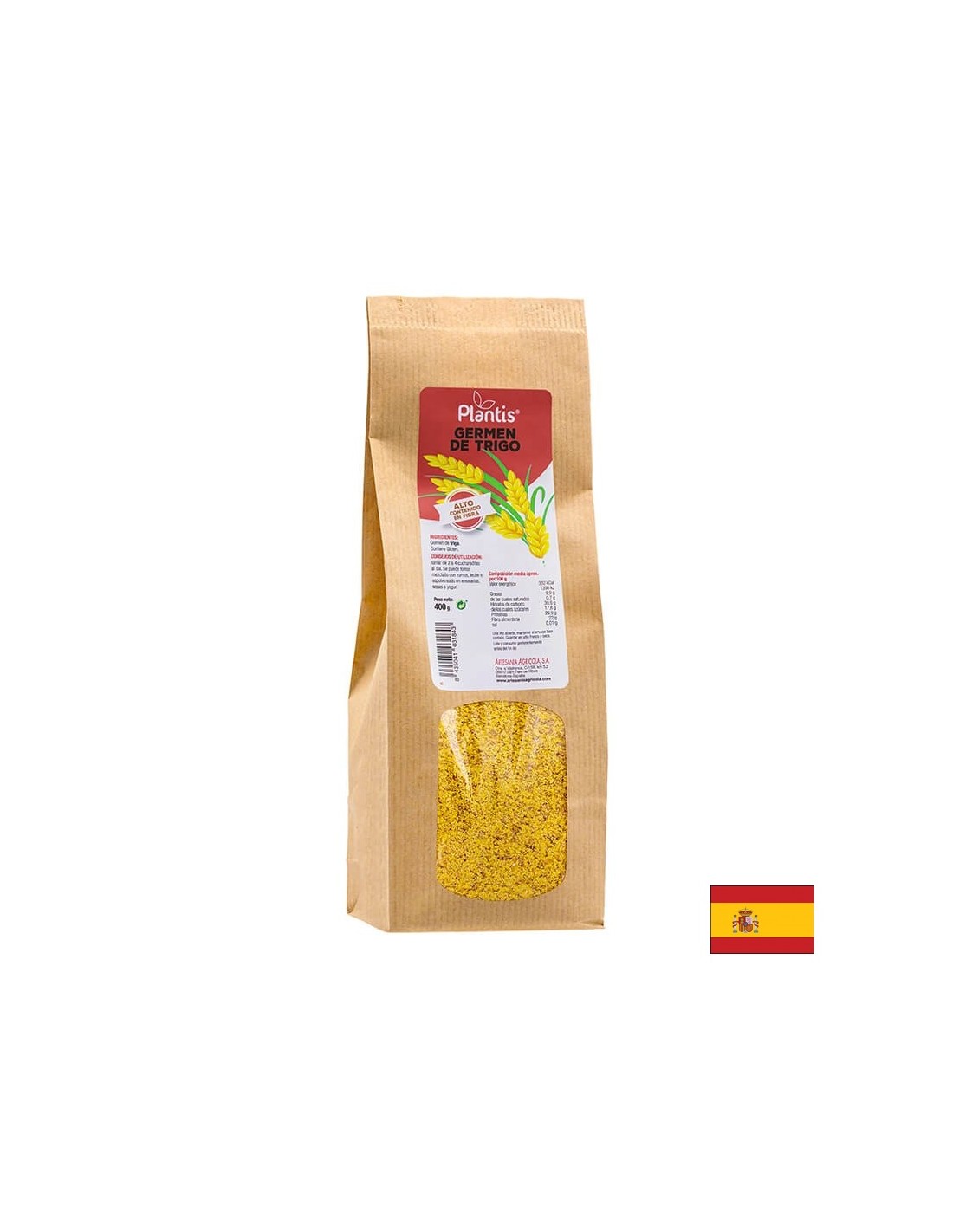 Пшеничен зародиш (суров) – общоукрепващ и тонизиращ ефект - Germen De Trigo, 400 g - Feel You
