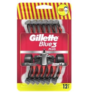 Gillette - Blue3 Red ( 12 ks ) - Jednorázová holítka pro muže - Feel You