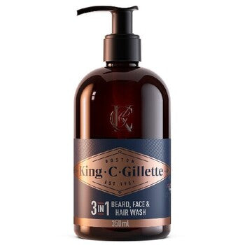 Gillette - King Beard & Face Wash Shampoo - 350ml - Feel You