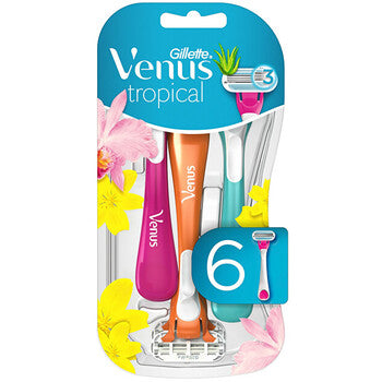 Gillette - Venus Tropical ( 6 pcs ) - disposable razors - Feel You