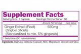 Ginger Root Extract 650 mg - 60 капсули - Feel You