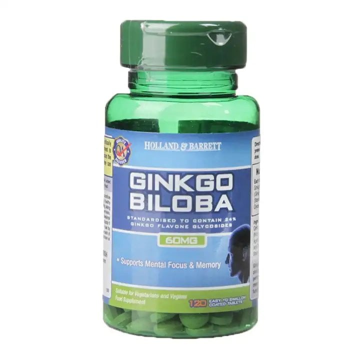 Гинко билоба (Ginkgo Biloba) 60мг 120 таблетки, H&B - Feel You