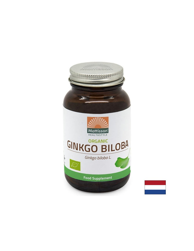 Памет и концентрация Гинко Билоба (Ginkgo Biloba Organic) 250 mg х 60 капсули - Feel You