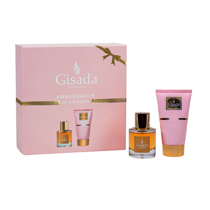Gisada - Gisada Ambassador Women Gift Set EDP 50 ml and Shower Gel 100 ml - 50ml - Feel You