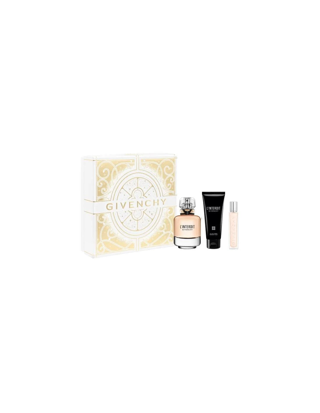 Givenchy L'interdit Eau Parfum 80ml Leche Corporal 75ml Spray Viaje 12,5 - Feel You