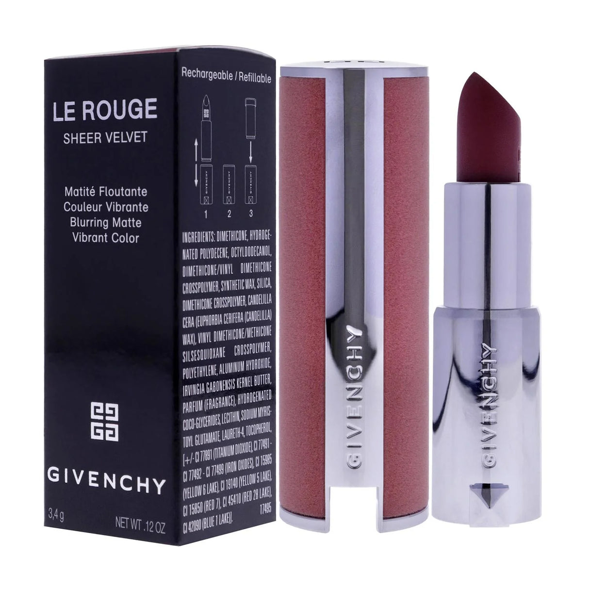 Givenchy Le Rouge Sheer Velvet N 16 Nude Boisé - Feel You