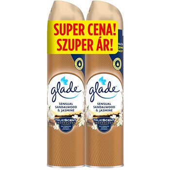 Glade - Sensual Sandalwood & Jasmine Spray Duo - Sada osvěžovačů vzduchu - 300ml - Feel You