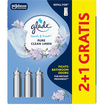 Glade - Touch & Fresh Pure Clean Linen 2+1 - Sada náplní do osvěžovače vzduchu - Feel You