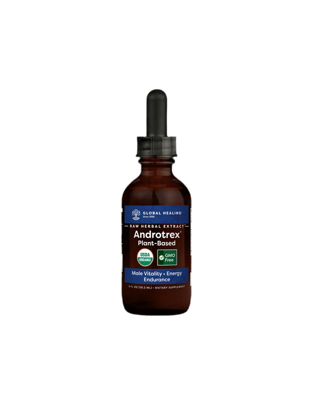 Global Healing – Androtrex Plant-Based – 1 mL – Raw Herbal Extract, 59.2 ml - Feel You
