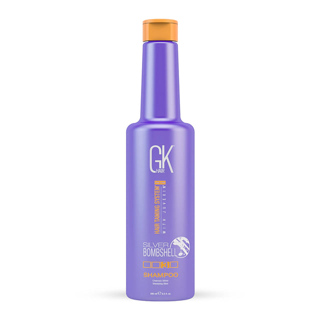 Global Keratin,  Silver Bombshell, Hair Shampoo, For Neutralisation Of Yellow Tones, 280 ml - Feel You