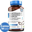 Glucosamine Chondroitin /180 капсули, 90 дни/ with Turmeric, Ginger & Vitamin C Nutravita - Feel You