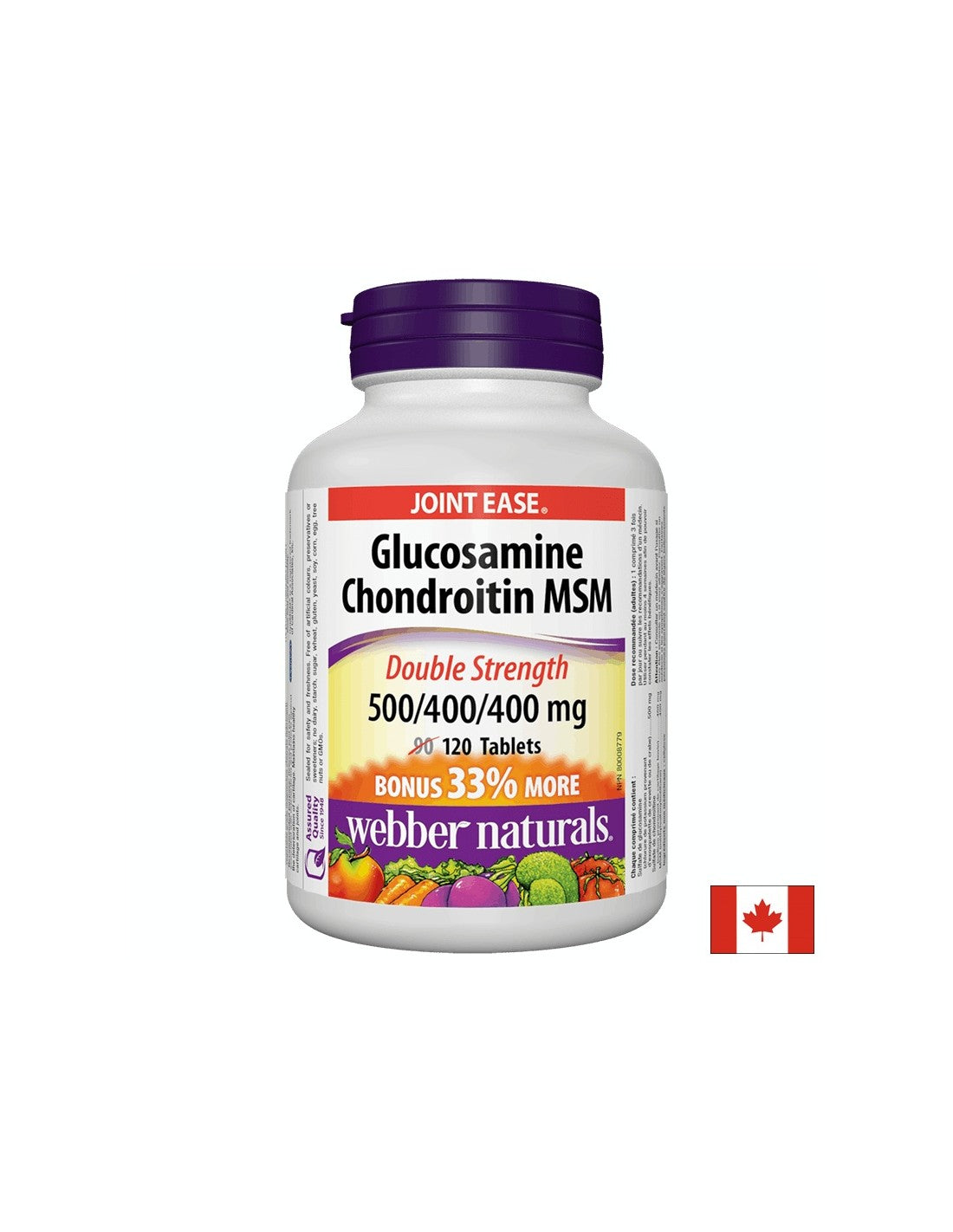 Glucosamine, Chondroitin, MSM/ Глюкозамин, Хондроитин и МСМ х 120 таблетки - Feel You