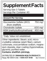 Glucosamine, Chondroitin & MSM - Highest Strength - 120 Таблетки - Feel You