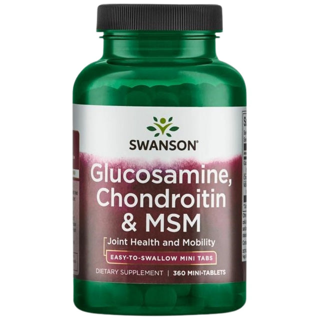 Glucosamine, Chondroitin & MSM | Mini Tablets - 360 Таблетки - Feel You