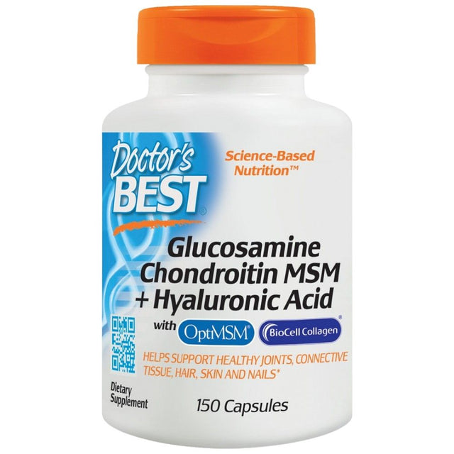 Glucosamine Chondroitin MSM | With Hyaluronic Acid - 150 капсули - Feel You