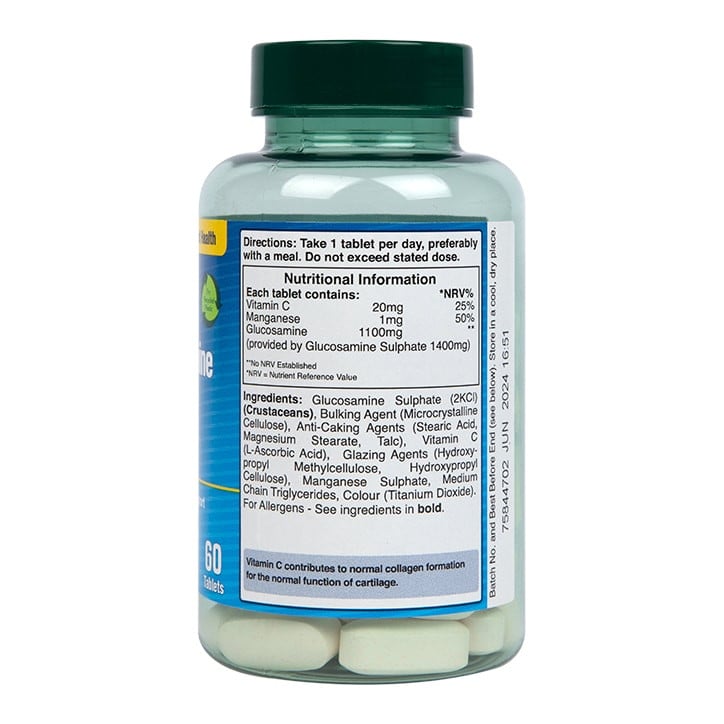 Глюкозамин Сулфат (Glucosamine Sulphate) 1400мг 60 таблетки, H&B - Feel You