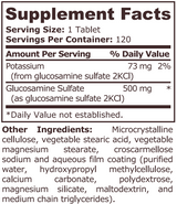 GLUCOSAMINE SULFATE 500 mg - 120 tablets