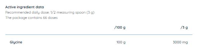 Glycine Powder - 200 грама - Feel You