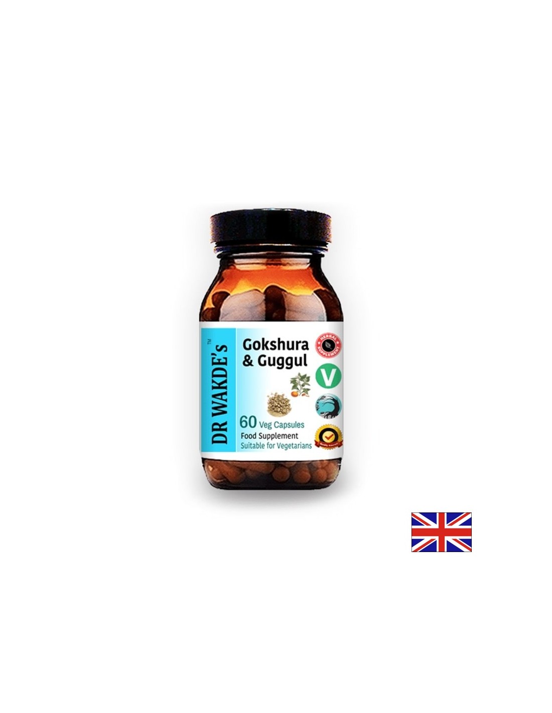 Gokshura & Guggul / Гокшура и Гугул Аюрведа, 60 капсули DR WAKDE’s - Feel You