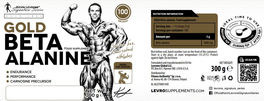 Gold Beta-Alanine Powder - 300 грама - Feel You