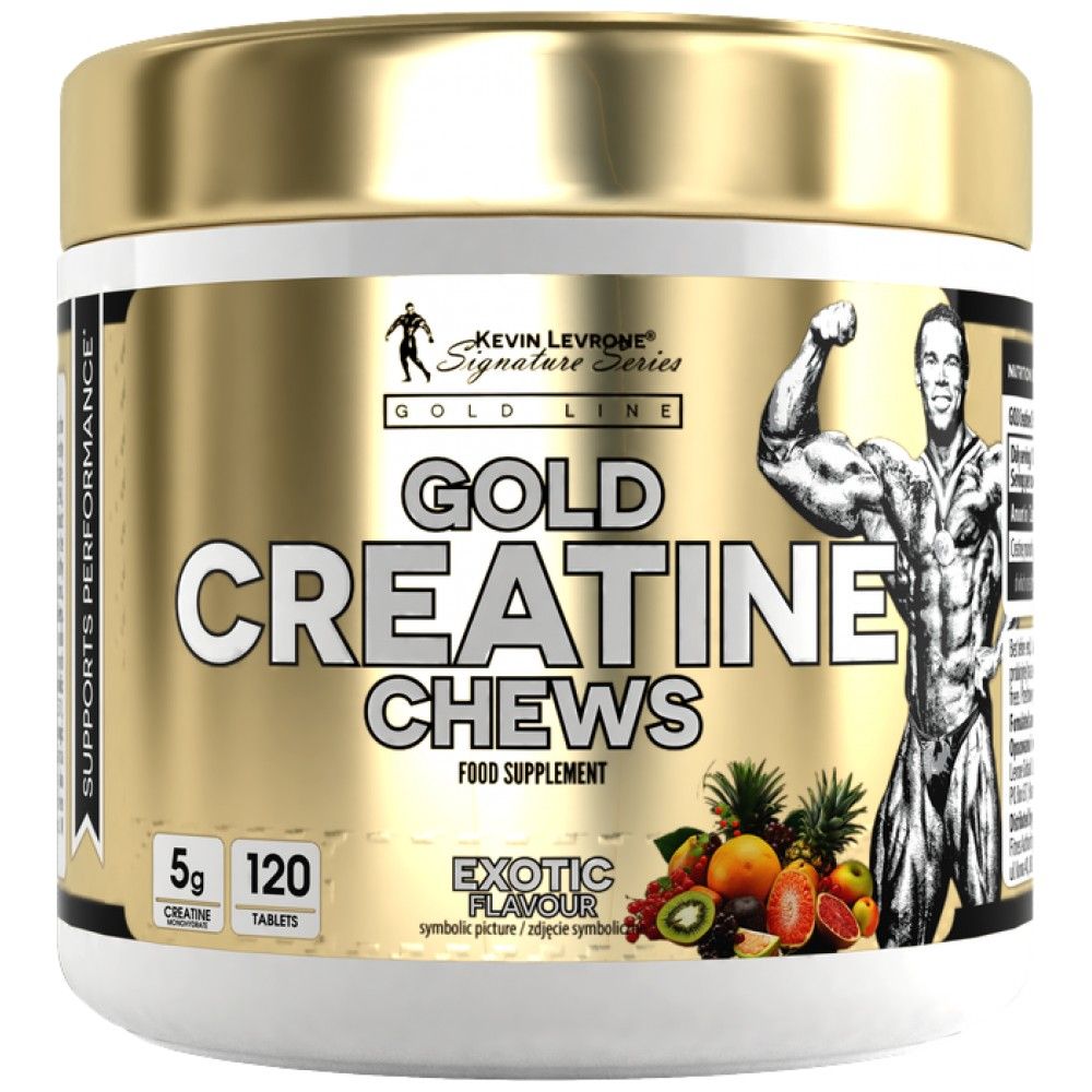Gold Creatine Chews | Creatine Monohydrate - 120 Дъвчащи таблетки - Feel You