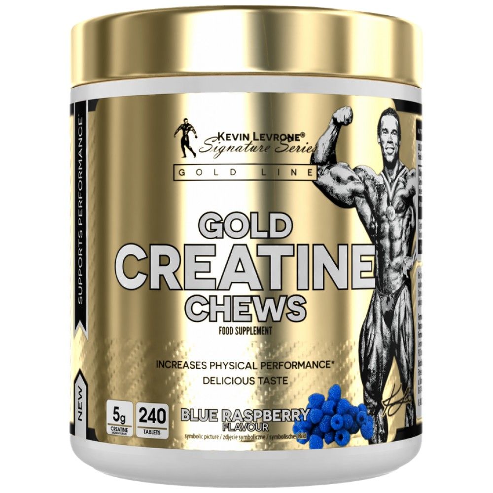 Gold Creatine Chews | Creatine Monohydrate - 240 Дъвчащи таблетки - Feel You