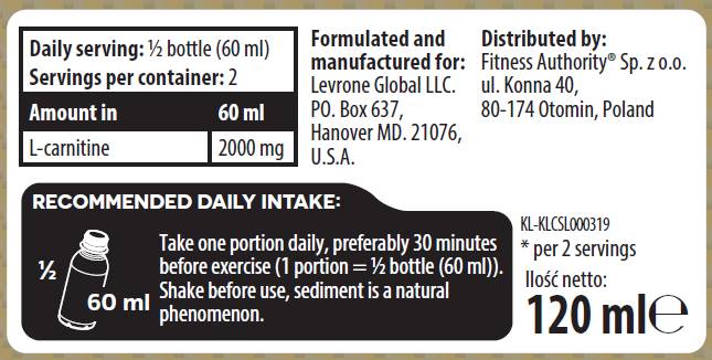 Gold L-Carnitine 4000 Shot - 120 мл - Feel You