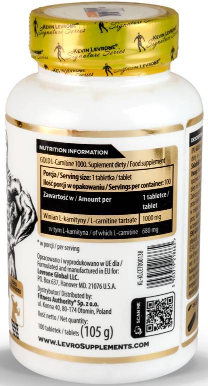 Gold Line / L-Carnitine 1000 - 100 Таблетки - Feel You