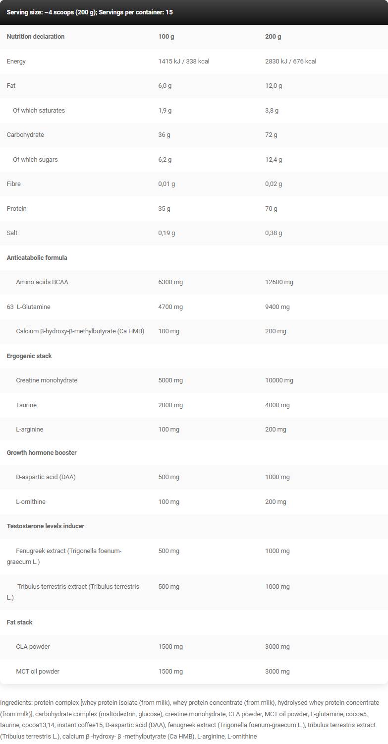 Gold Line / Lean Mass - 6000 грама - Feel You