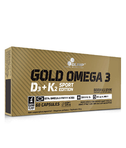Gold Omega 3 D3 + K2 Sport Edition / 60 Caps - Feel You
