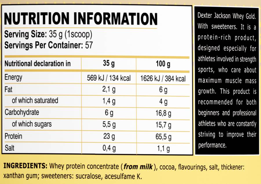 Gold Series | Gold Whey Protein Blend - 1995 грама - Feel You