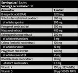 Gold Test Pak | with DAA, Fenugreek & Tribulus - 30 Пакета - Feel You