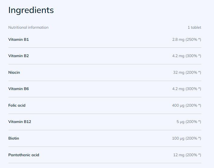 Gold-Vit B Forte / 60 Tabs - Feel You