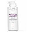 Goldwell - Dualsenses Blondes & Highlights 60 Sec Treatment - Regenerating mask neutralizing yellow tones of hair - 500ml - Feel You