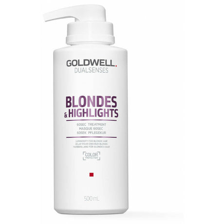 Goldwell - Dualsenses Blondes & Highlights 60 Sec Treatment - Regenerating mask neutralizing yellow tones of hair - 500ml - Feel You