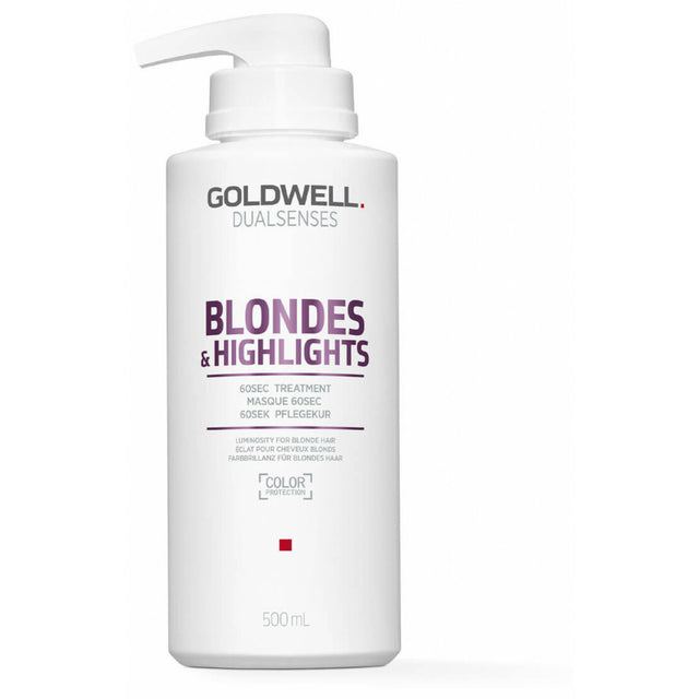 Goldwell - Dualsenses Blondes & Highlights 60 Sec Treatment - Regenerating mask neutralizing yellow tones of hair - 500ml - Feel You