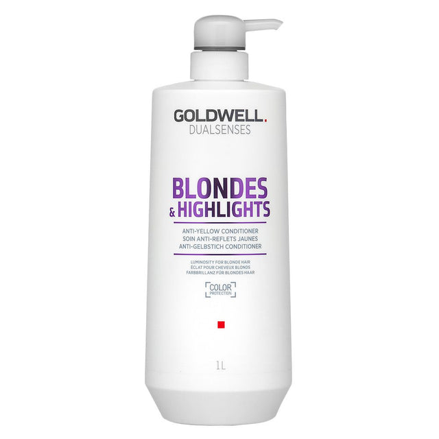 Goldwell - Dualsenses Blondes & Highlights Anti-Brassiness Conditioner - 1000ml - Feel You
