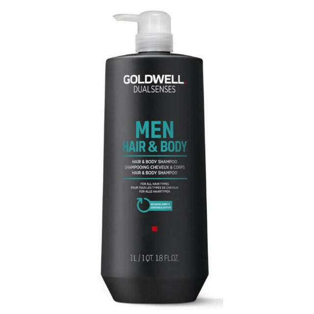 Goldwell - Men´s Dualsenses Men ( Hair & Body Shampoo) Shampoo & Shower Gel - 1000ml - Feel You