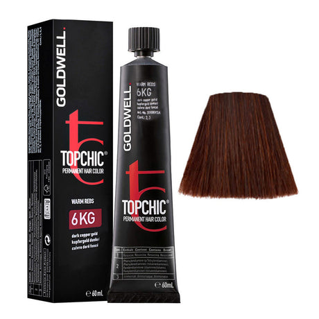 Goldwell, TopChic, Permanent Hair Dye, 6Kg Dark Copper Blonde, 60 ml - Feel You