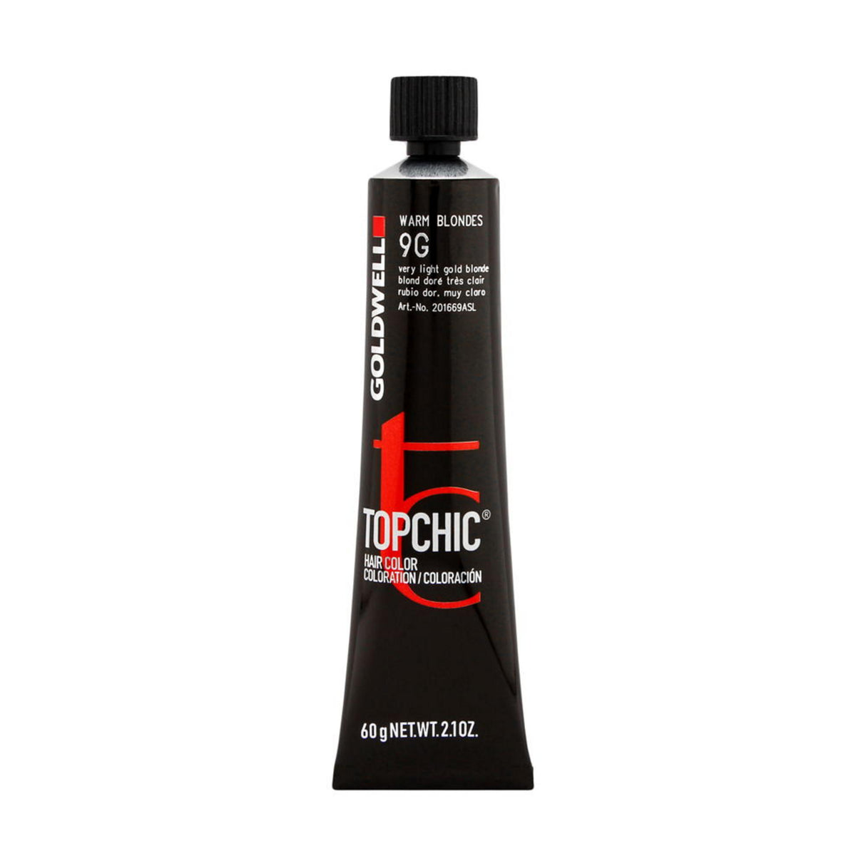 Goldwell, TopChic, Permanent Hair Dye, 9G Very Light Gold Blonde, 60 ml - Feel You