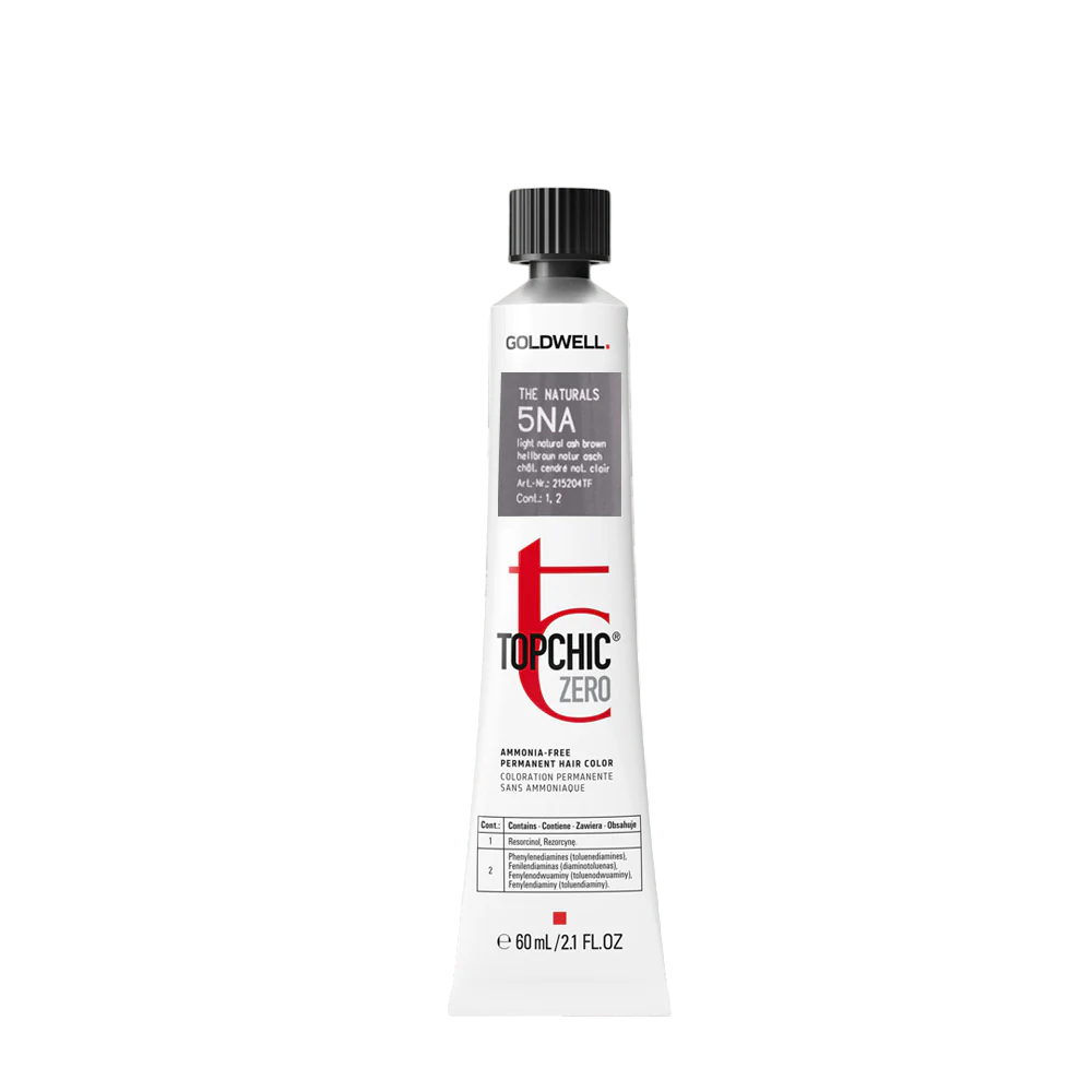 Goldwell, TopChic Zero, Permanent Hair Dye, 5NA Light Natural Ash Brown, 60 ml - Feel You