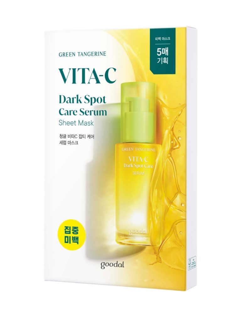 Goodal - Green Tangerine Vita-C Dark Spot Care Serum Mask Alpha, (5 sheets)