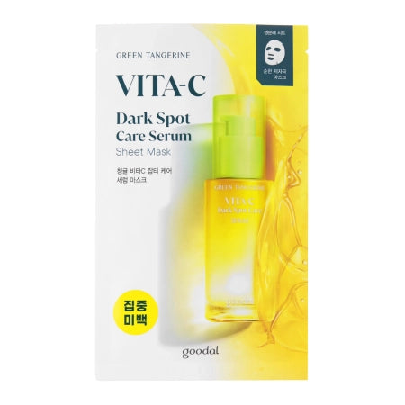 Goodal - Green Tangerine Vita C Dark Spot Serum Sheet Mask - Vitamin C Face Mask - 1pc - Feel You