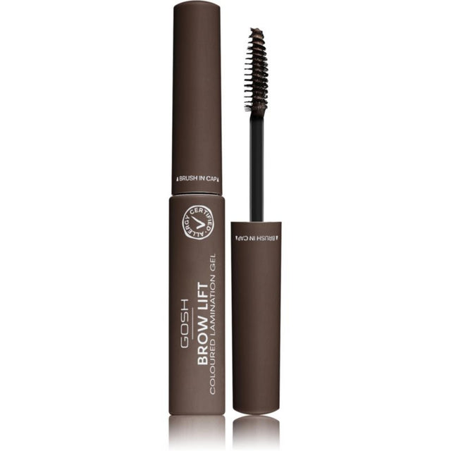 Gosh, Brow Lift, Lamination Effect, Eyebrow Gel, 001, Grey Brown, 3 ml - Feel You