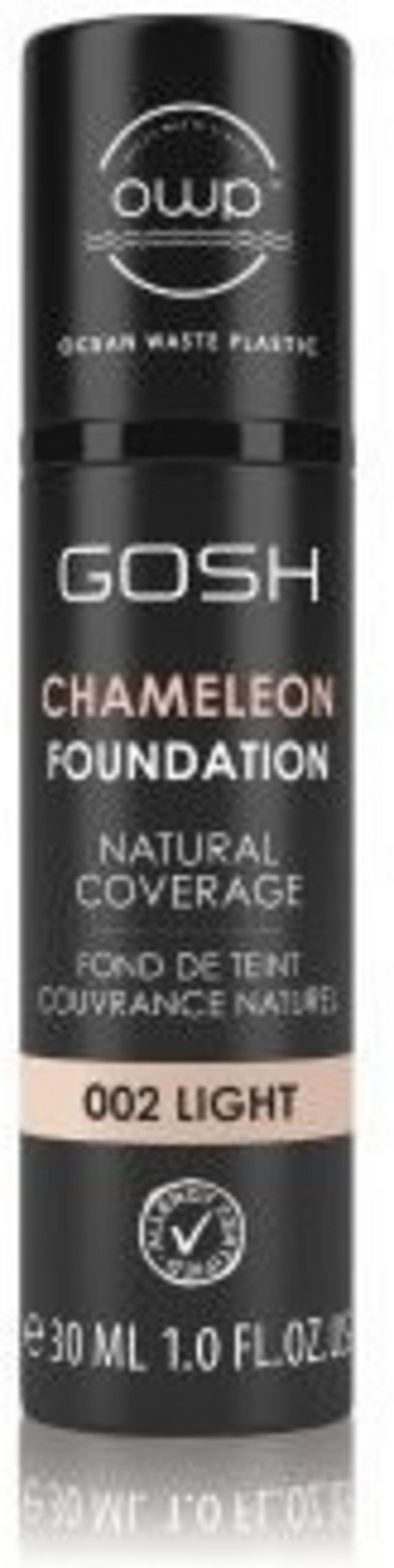 Gosh, Chameleon, Natural, Liquid Foundation, 002, Light, 30 ml - Feel You