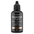 Gosh, Foundation Plus+, Cover & Conceal, Liquid Foundation, 010, Tan, SPF15, 30 ml - Feel You