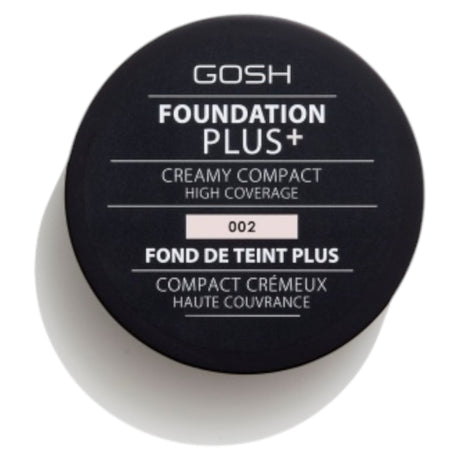 Gosh, Foundation Plus+, Full Coverage, Cream Foundation, 002, Ivory, 9 g *Tester - Feel You