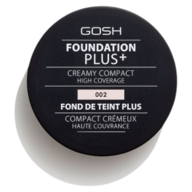 Gosh, Foundation Plus+, Full Coverage, Cream Foundation, 002, Ivory, 9 g *Tester - Feel You