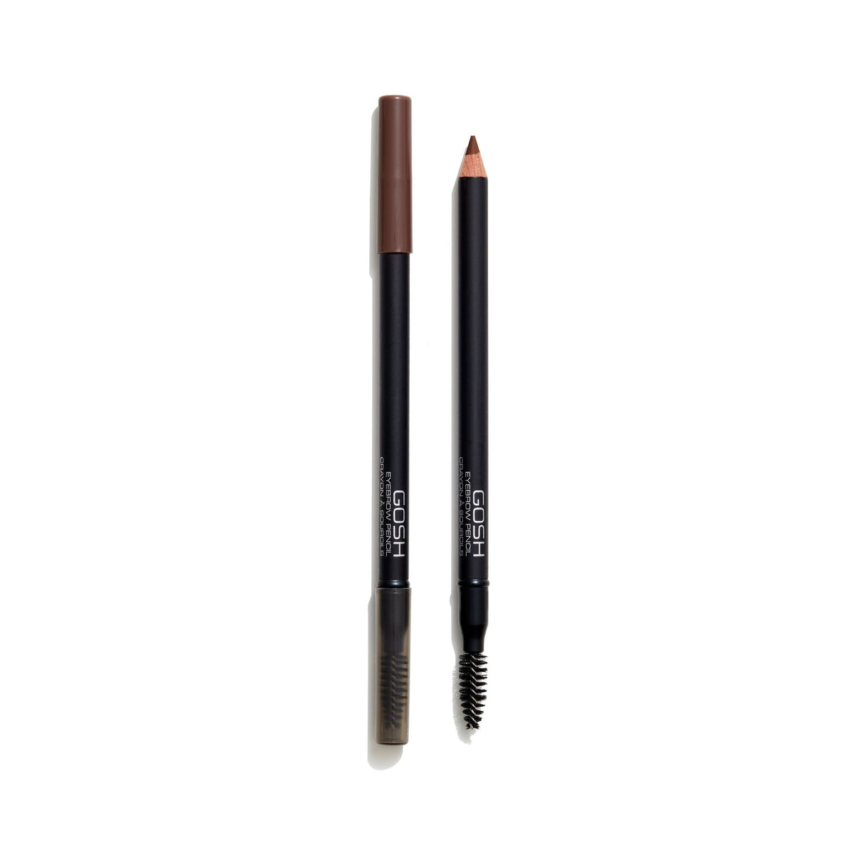 Gosh, Gosh, Double-Ended, Eyebrow Cream Pencil & Brush 2-In-1, 4, Mahogany, 1.2 g - Feel You