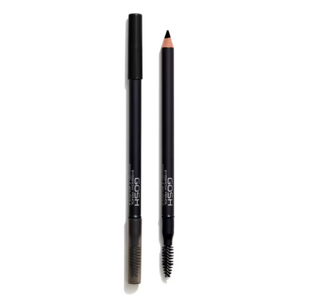 Gosh, Gosh, Eyebrow Cream Pencil & Brush 2-In-1, 02, Black, 1.2 g - Feel You